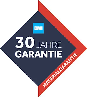 Die zwei Garantiesiegel für Bramac Dachziegel für 30 Jahre Materialgarantie und 10 Jahre Zusatzgarantie auf Frostbeständigkeit