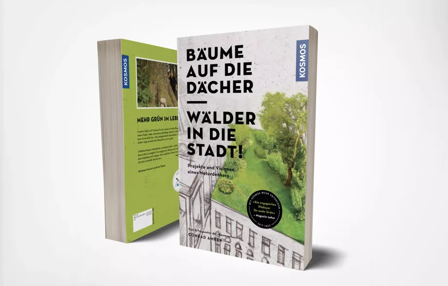 Buch von Conrad Amber, bei welchem sich alles um die Integration von mehr Natur in die Stadt dreht